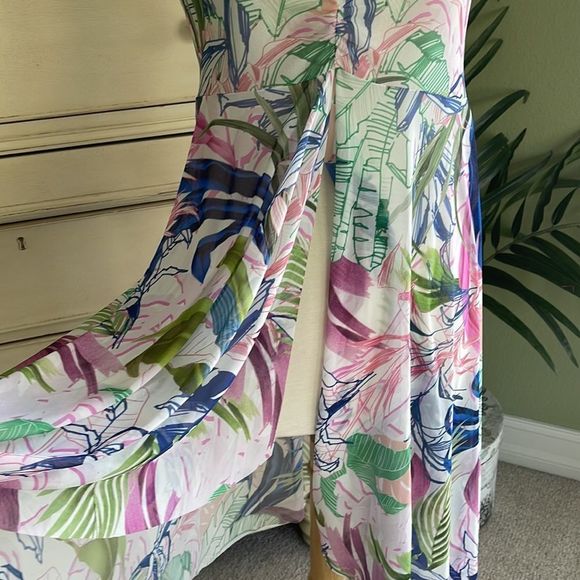 Gottex Profile Swimsuit Multi Color Cover up size M - Picture 5 of 7